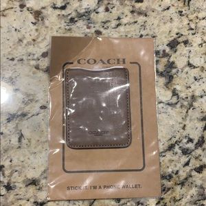 Coach phone wallet
